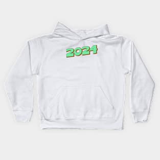 2024 | Emerald color Kids Hoodie